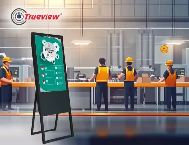 1 Boosting Employee Performance in Coimbatore Factories Using Trueview Digital Signages for Real Time Targets