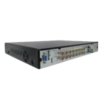 16-channel 5-in-1 AHD DVR recorder for security cameras with 2 audio inputs and 1080p support