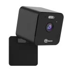 Front view of the WiFi Cube Camera displaying the 3MP lens and compact cube design for seamless home monitoring.