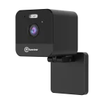 Front view of the WiFi Cube Camera displaying the 3MP lens and compact cube design for seamless home monitoring.