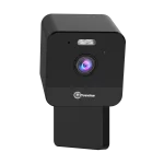 Front view of the WiFi Cube Camera displaying the 3MP lens and compact cube design for seamless home monitoring.