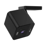Front view of the WiFi Cube Camera displaying the 3MP lens and compact cube design for seamless home monitoring.