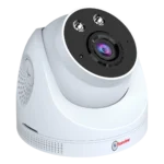 3MP WiFi Dome Camera with 2.8mm lens and 4G connectivity for secure surveillance.