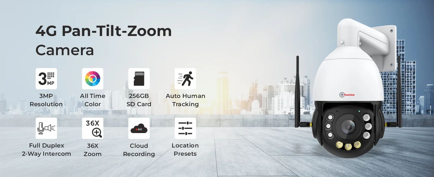 3MP 4G Dome PTZ Camera 4 3MP 4G Dome PTZ Camera 01