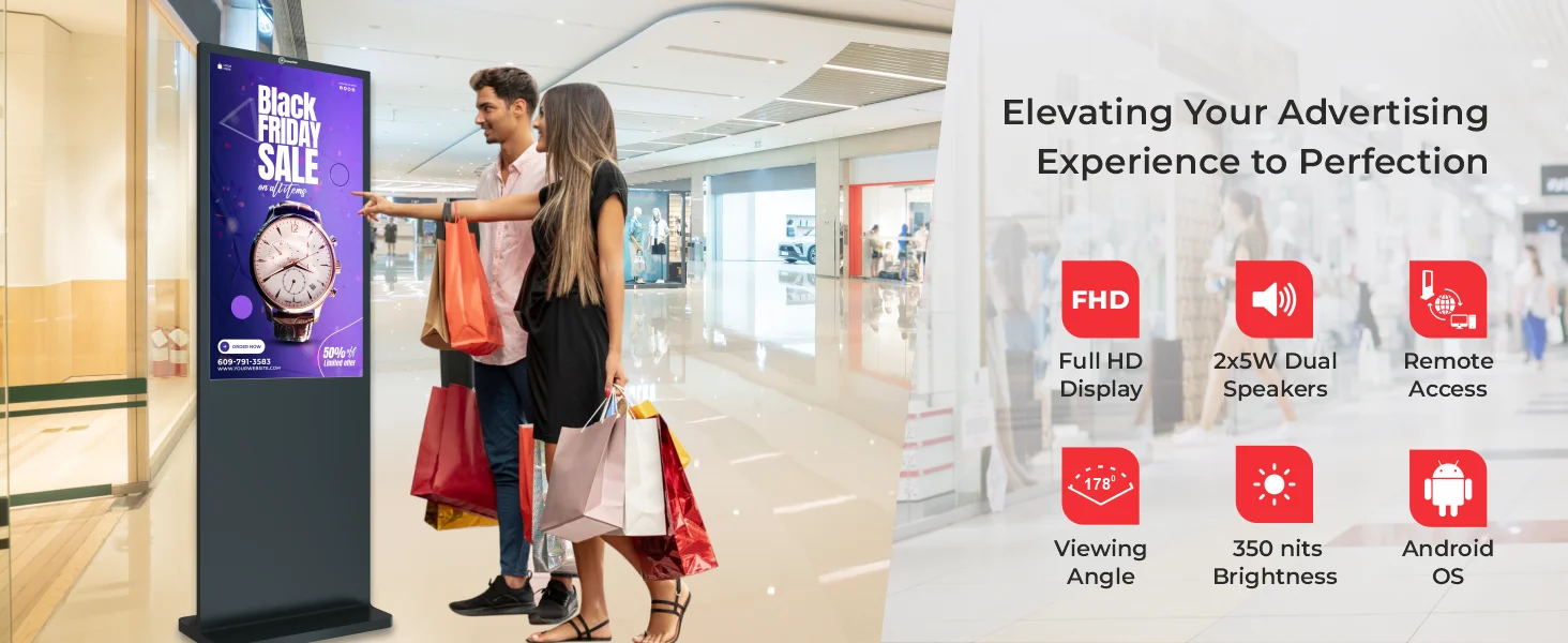 Floor Standing Digital Signages 1464x600 01